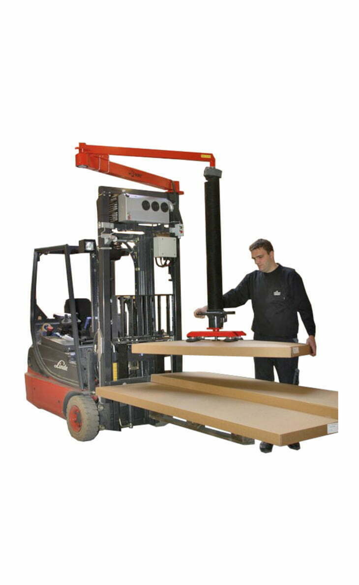Packline Ltd Vacuum Lifting Equipment Vacuum Lifter Attachment For Forklift Trucks
