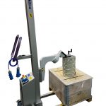 UK Roll Handling - Vertical Spindle Attachment with Manual Rotation