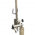 UK supplier Compact Single Arm Clamping Vertical Spindle Attachment - Geared Rotation and Clamping