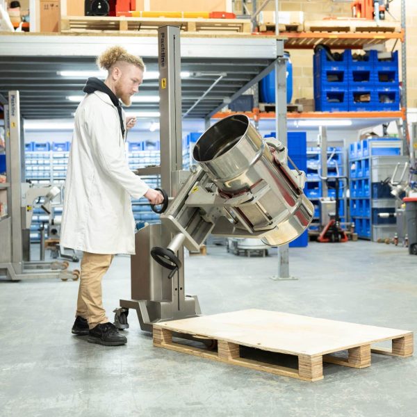 Packline  | Drum Handling Clamp Attachment – Geared Rotation 16