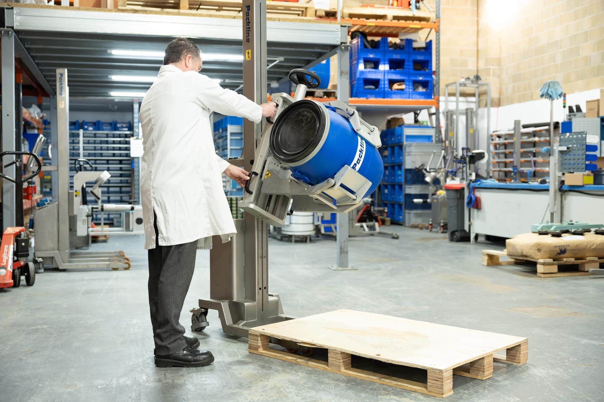 Packline  | What are the key technical considerations for stainless steel drum lifting equipment? 4