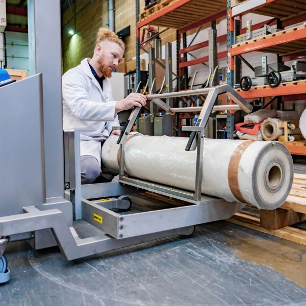 Packline  | Lifting Frames to handle Reels of Film and Material 3