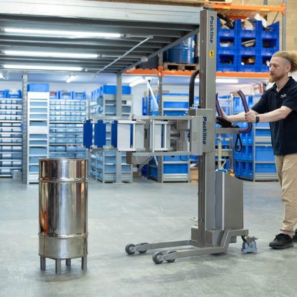 Packline  | Drum Handling Clamp Attachment – Motorised Rotation 14