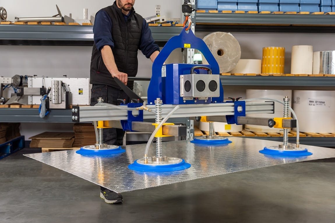 Packline  | Bespoke Vacuum Lifting Solution for Sheet Metal Handling 0