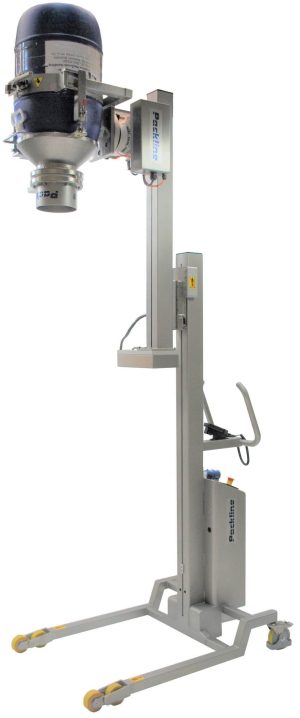 Packline  | Drum Clamp Attachment with Motorised Rotation and Flow Control Valve 8