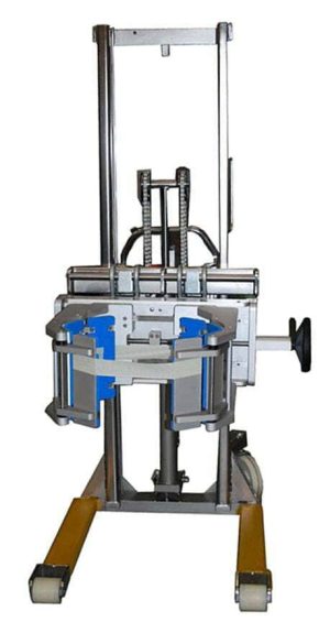 Packline  | Heavy-Duty Stainless-Steel Stacker with Drum Clamp 0