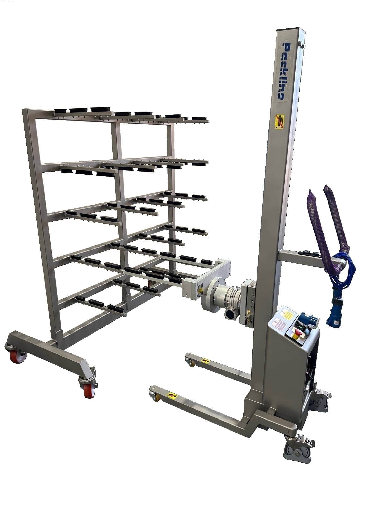 Packline  | Handling Dies – Cradle Attachment and Storage Trolley 3