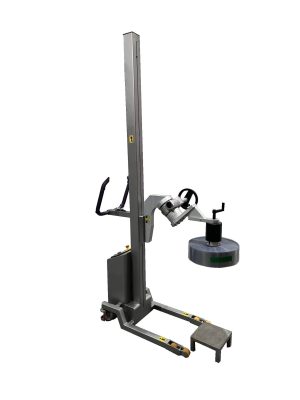 Packline  | Handling Rolls of Labels – Tall Frame ‘Compac’, Short VS – Geared Rotation 10