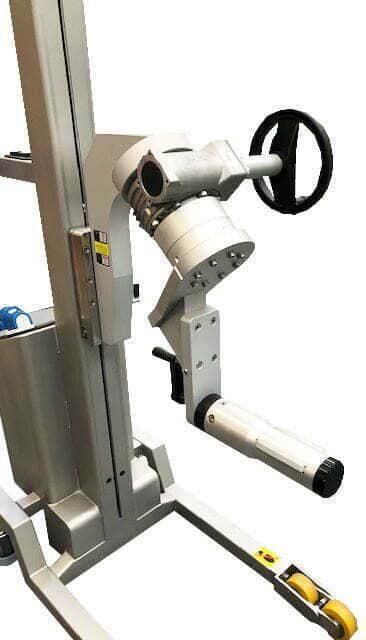 Packline  | Reel Lifting Equipment with Vertical Spindle Attachment and Geared Rotation 1