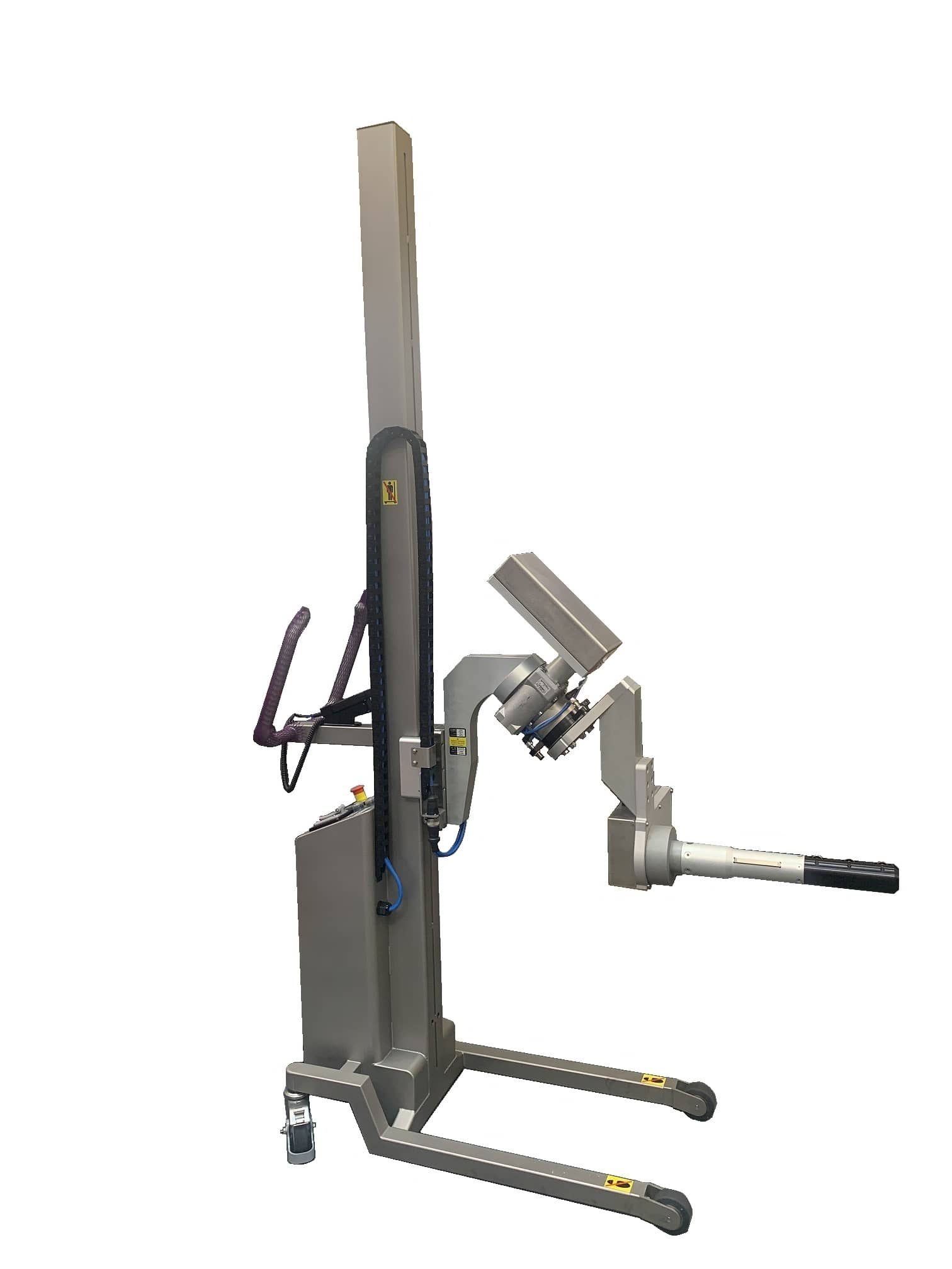 Packline  | Extended Vertical Spindle Attachment – Handling Longer Rolls – Powered Lift and Rotation 0